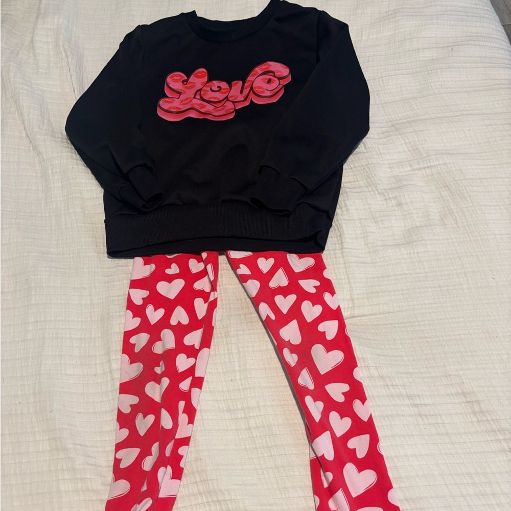 Girls Valentine Outfit